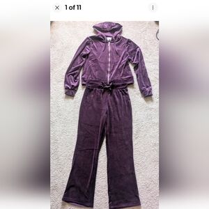Magaschoni Women's Velour Tracksuit L2 piece set M new